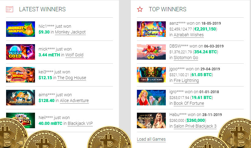 Play bitcoin slot machines online with real money