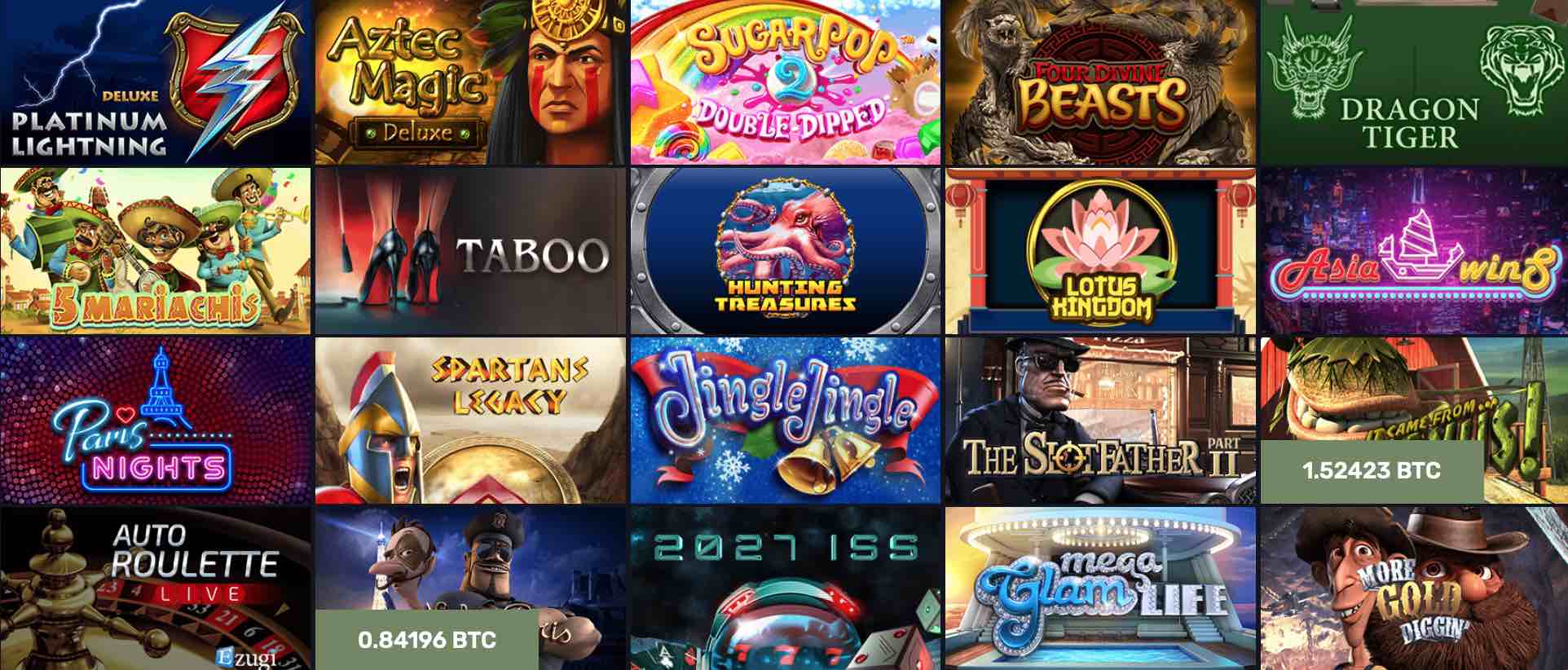 Digital bitcoin casino machines