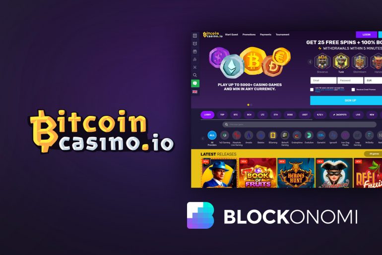Nine line bitcoin slot that go red spin